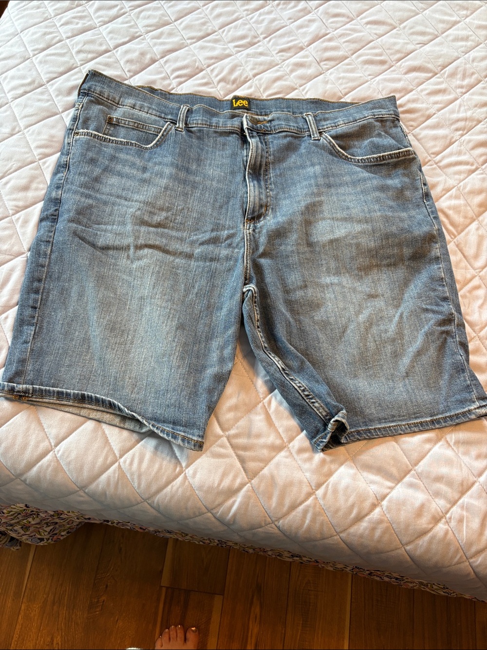 Lee Light Wash Denim Jean Shorts